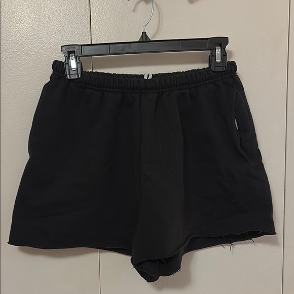 Hanes Pants - Black Women's Sweat Shorts